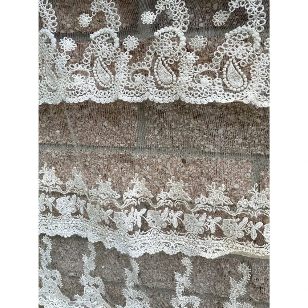 Vintage sheer ivory